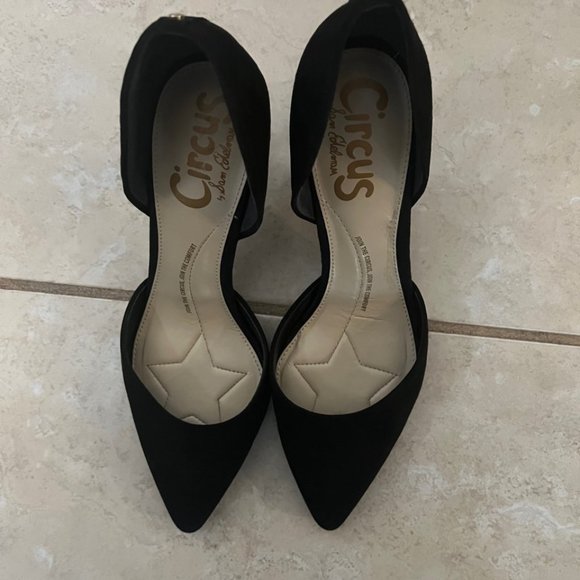 Circus by Sam Edelman Black Pointed Toe Heels - Picture 2 of 12